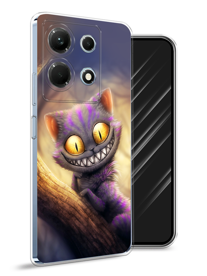 

Чехол Awog на Infinix Note 30 4G "Cheshire Cat", Фиолетовый;желтый, 3104650-1