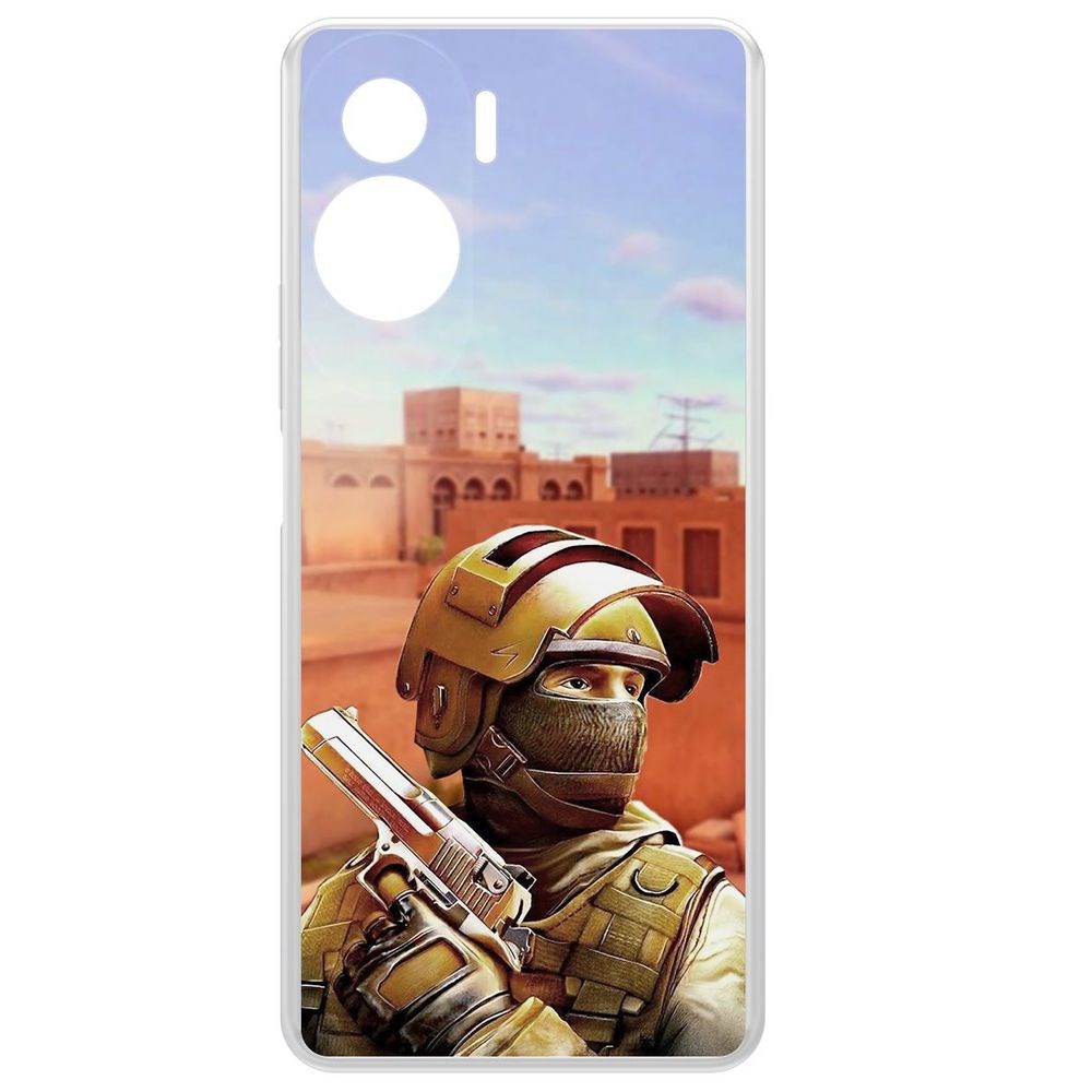 

Чехол-накладка Krutoff Clear Case Cтандофф 2 (Standoff 2) - Спец для Honor 90 Lite, Прозрачный