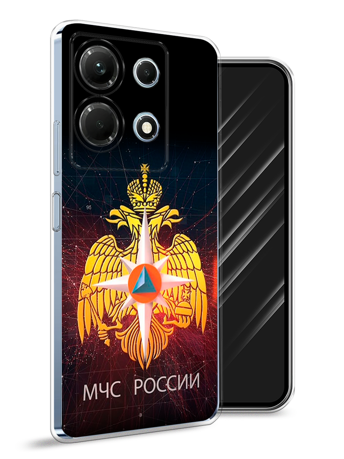 

Чехол Awog на Infinix Note 30 4G "МЧС России", Черный;желтый;красный, 3104650-5