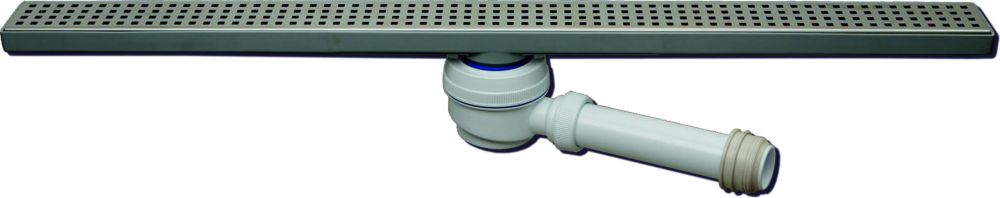 

Трап сливной для душевых ВИР L-680mm, линейный, профиль-квадрат, сифон (30986871)