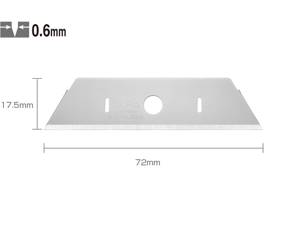 фото Трапециевидное лезвие olfa ol-skb-2s/10b для ножа sk-12