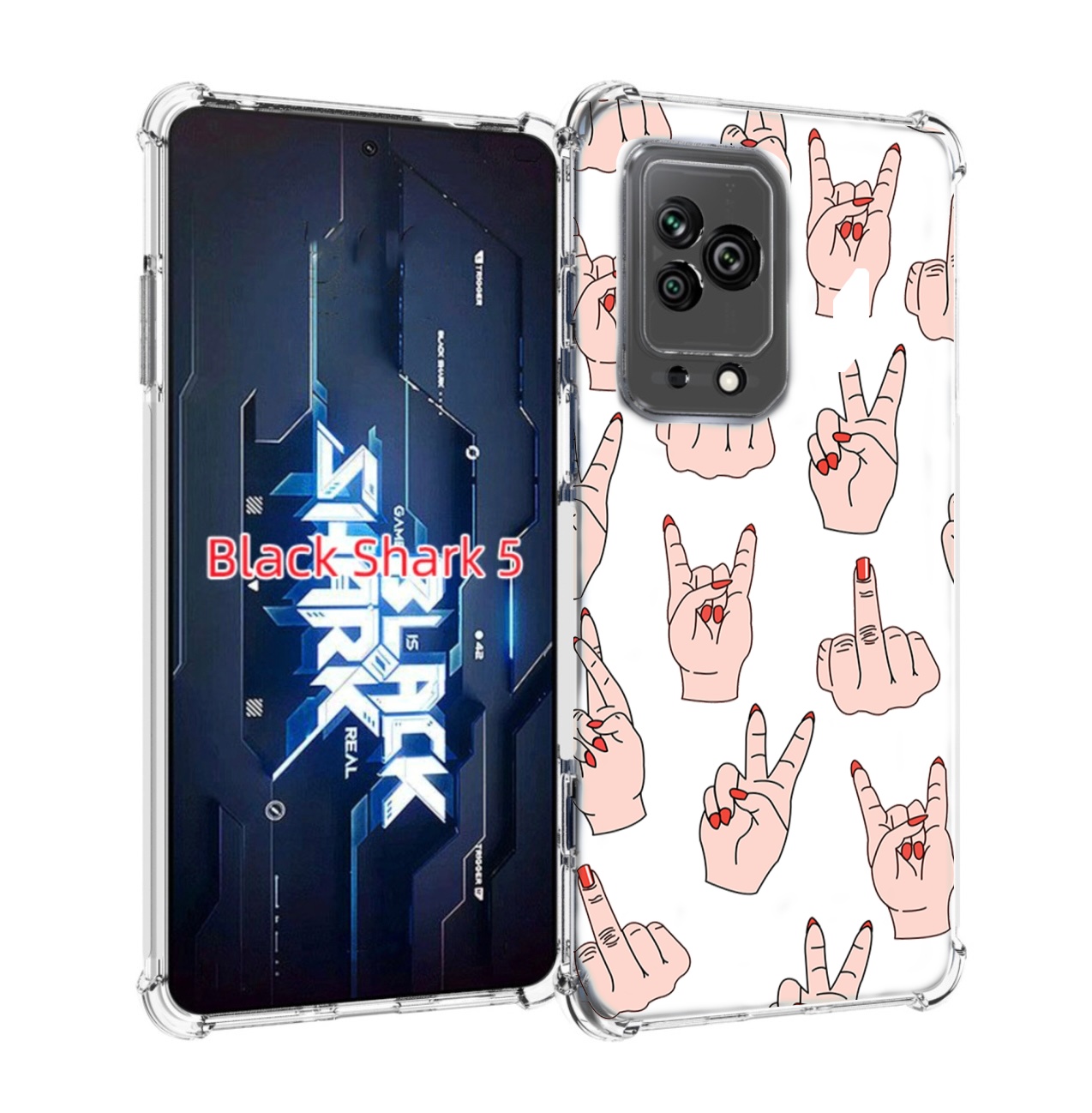 

Чехол MyPads разные-ручки для Xiaomi Black Shark 5, Прозрачный, Tocco