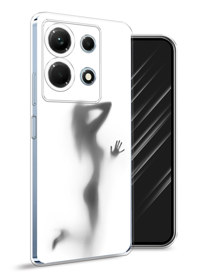 

Чехол Awog на Infinix Note 30 4G "Стекло в душе", Белый;серый;черный, 3104650-7