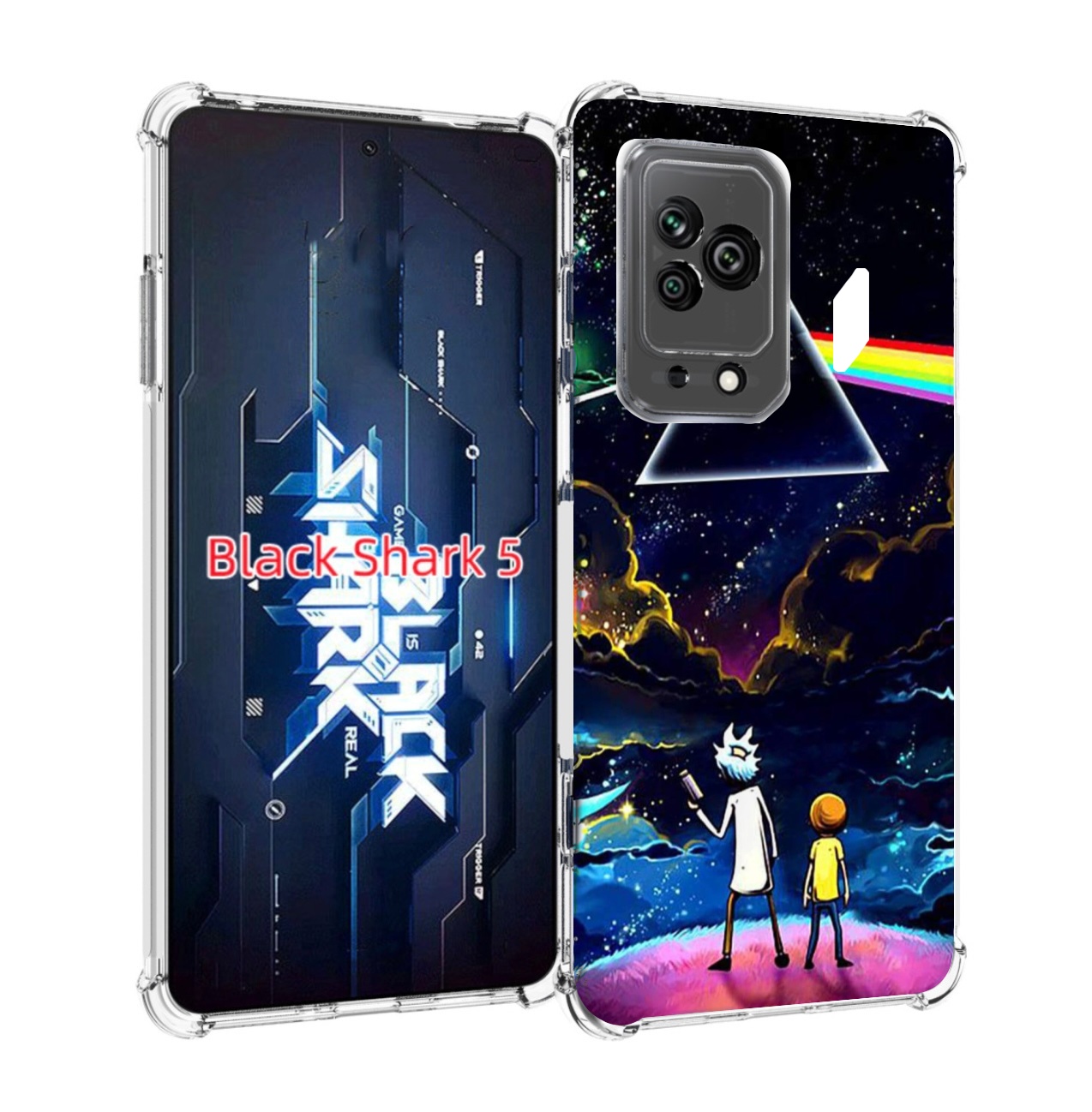 

Чехол MyPads рик и морти в космосе для Xiaomi Black Shark 5, Прозрачный, Tocco