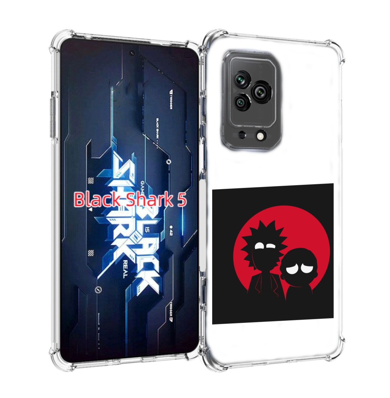 

Чехол MyPads рик и морти в тени для Xiaomi Black Shark 5, Прозрачный, Tocco
