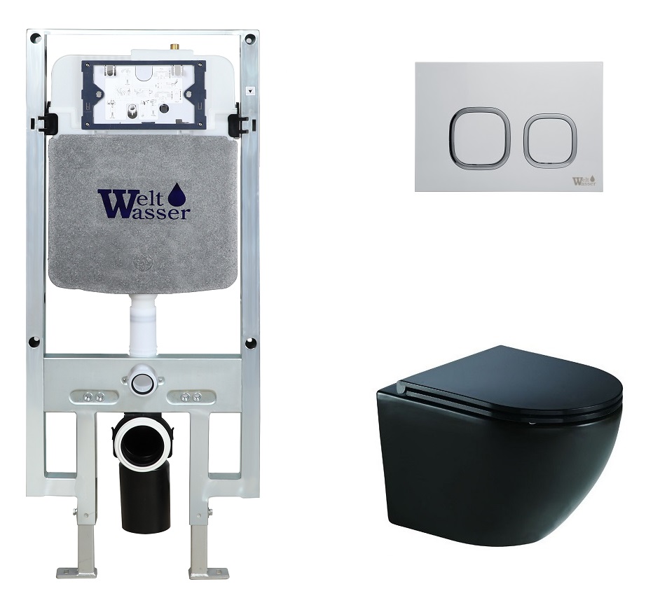 

Унитаз с инсталляцией WeltWasser AMBERG 497 ST + MERZBACH 041 XL MT-BL + AMBERG RD-WT