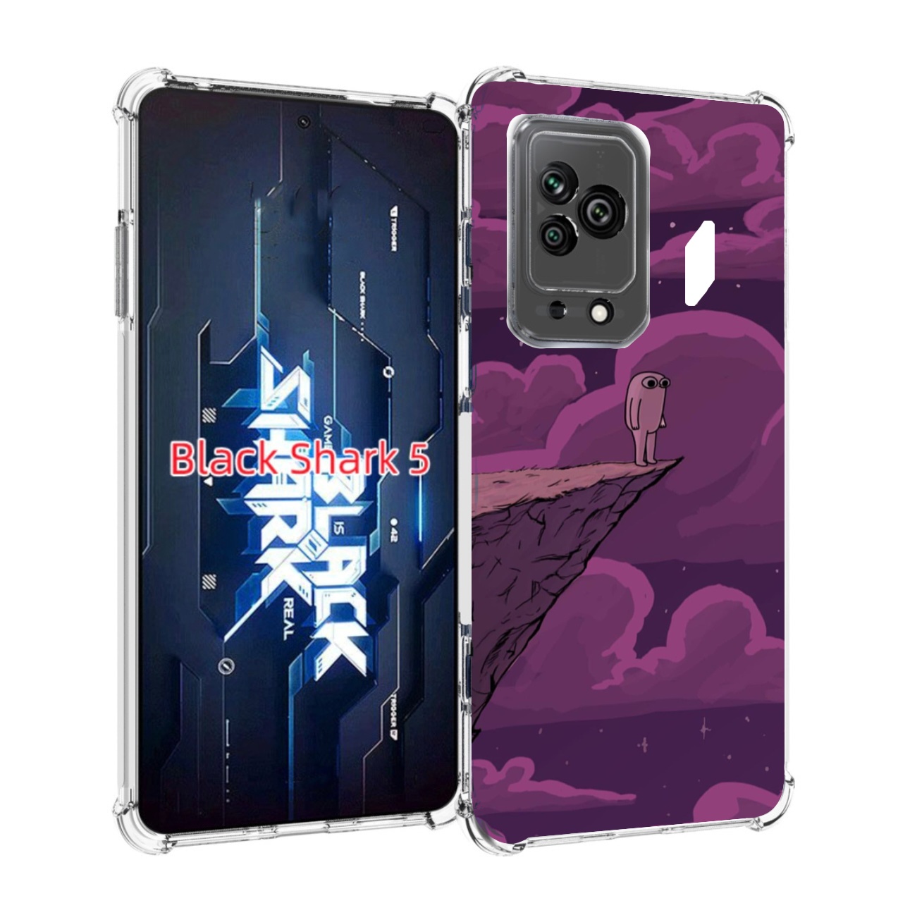

Чехол MyPads розовая-фасолька для Xiaomi Black Shark 5, Прозрачный, Tocco