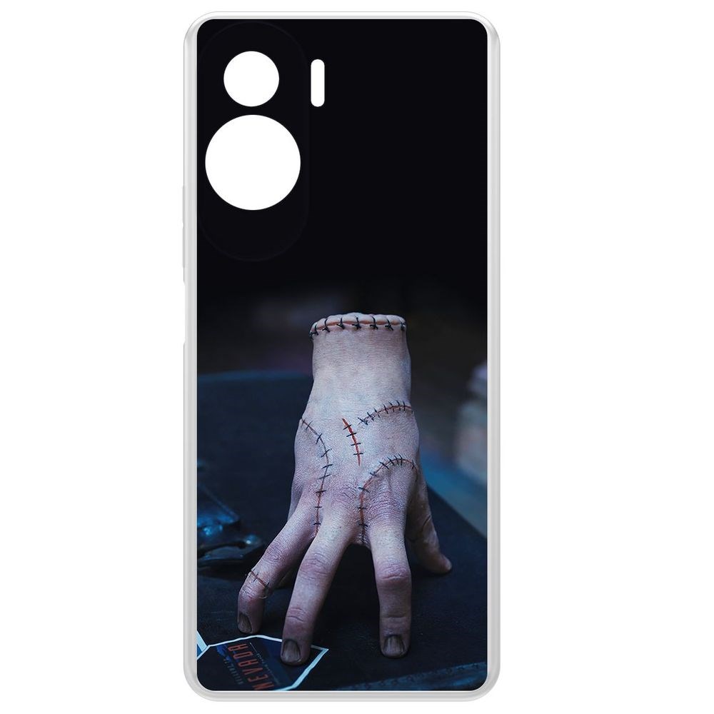 

Чехол-накладка Krutoff Clear Case Уэнсдей Аддамс - Вещь для Honor 90 Lite, Прозрачный