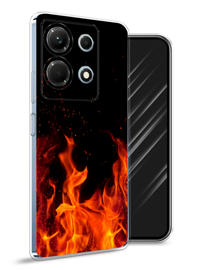 

Чехол Awog на Infinix Note 30 4G "Все в огне", Оранжевый;черный, 3104650-4