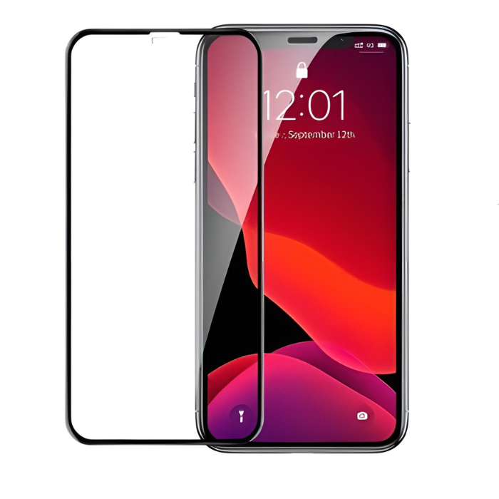 

Защитное стекло с силиконовым краем iPhone Xs Max/11 Pro Max Full Screen