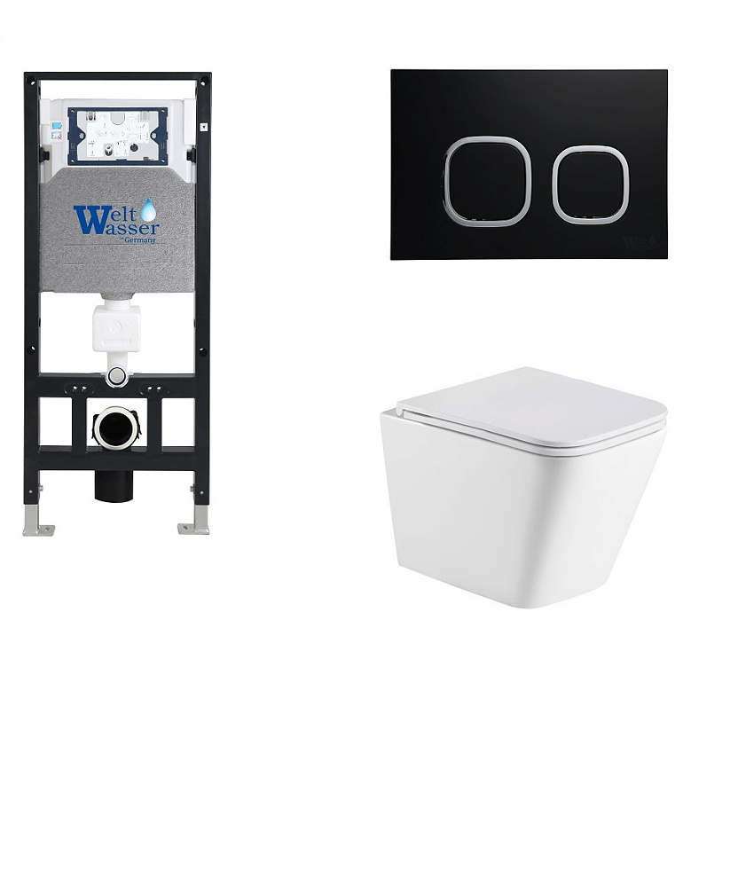

Комплект унитаз с инсталляцией WeltWasser AMBERG 506 + GELBACH 043 MT-WT + AMBERG RD-BL