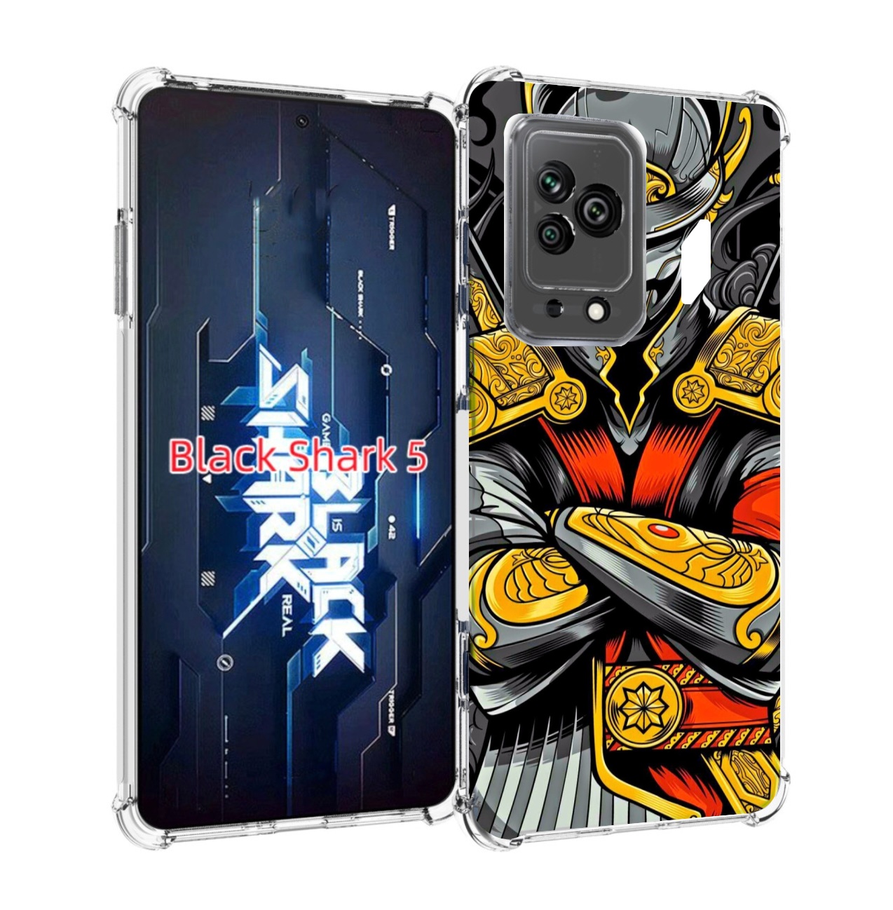 

Чехол MyPads самурай для Xiaomi Black Shark 5, Прозрачный, Tocco