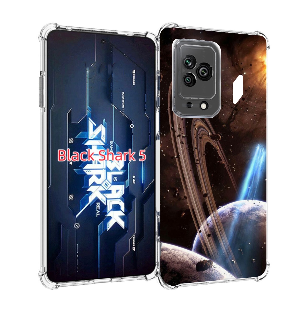 

Чехол MyPads сатурн в космосе для Xiaomi Black Shark 5, Прозрачный, Tocco