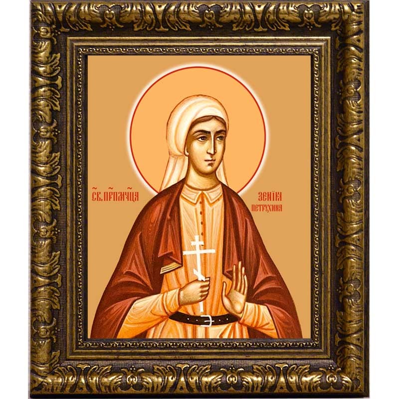 

Ксения Петрухина преподобномученица, послушница. Икона на холсте.