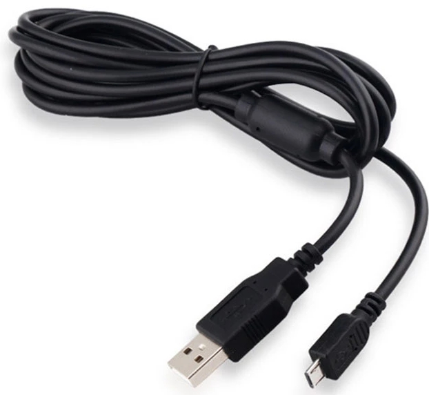 фото Кабель универсальный micro usb 1.8 для зарядки геймпада (b8v-00115) (ps4/android/pc) (oem) nobrand