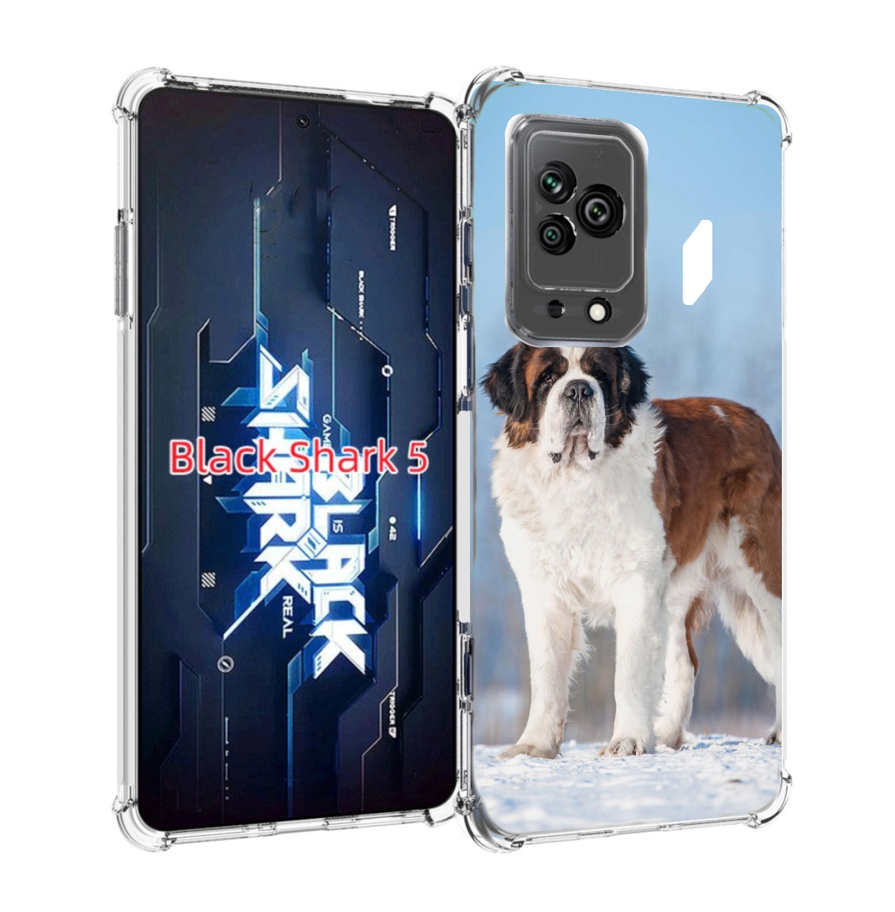 

Чехол MyPads сенбернар для Xiaomi Black Shark 5, Прозрачный, Tocco