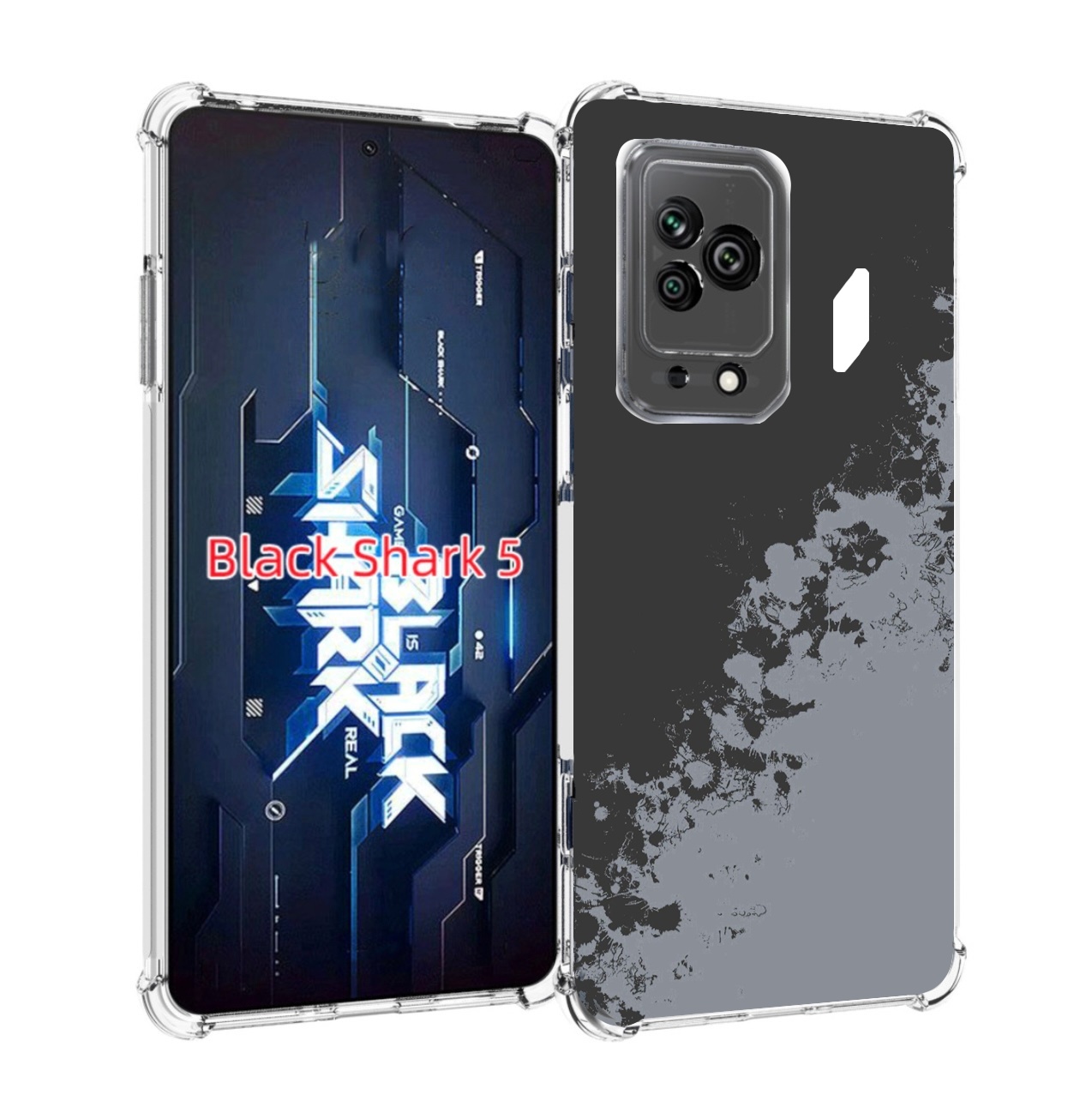 

Чехол MyPads серый-эстетичный для Xiaomi Black Shark 5, Прозрачный, Tocco