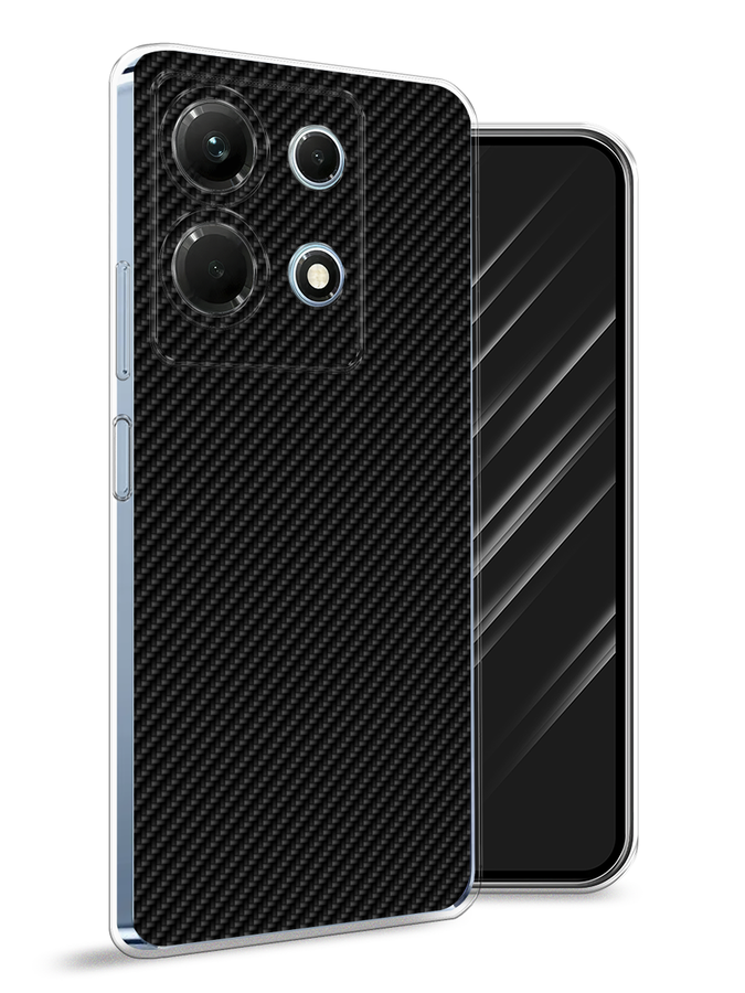 

Чехол Awog на Infinix Note 30 4G "Черный карбон", 3104650-3