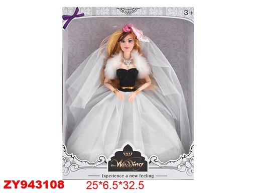 Кукла-невеста 29см из серии "Wedding", арт.ZY943108, JD703-A