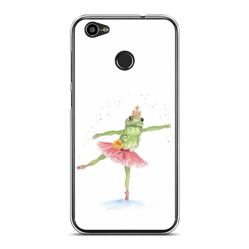 

Чехол на ZTE Blade A6 "Лягушка-балерина", Зеленый, 132350-4