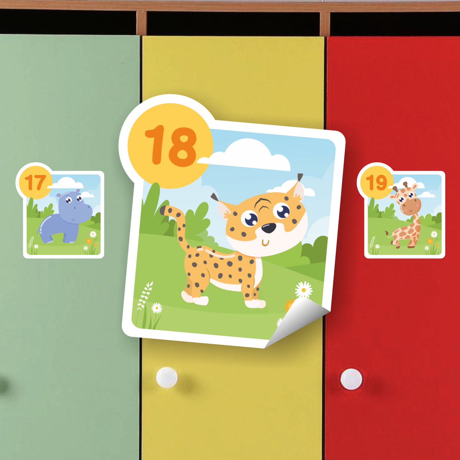 Набор наклеек Выручалкин, Для детского сада №2, st011, 90 шт