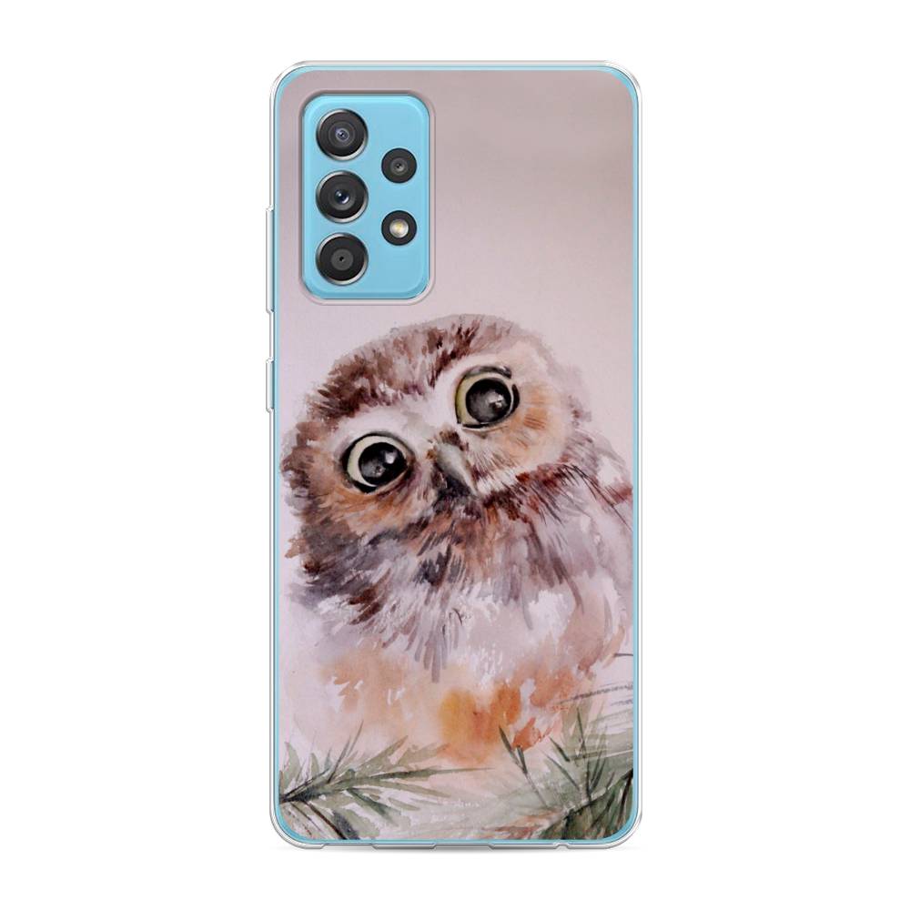 фото Чехол awog "сова на розовом" для samsung galaxy a52