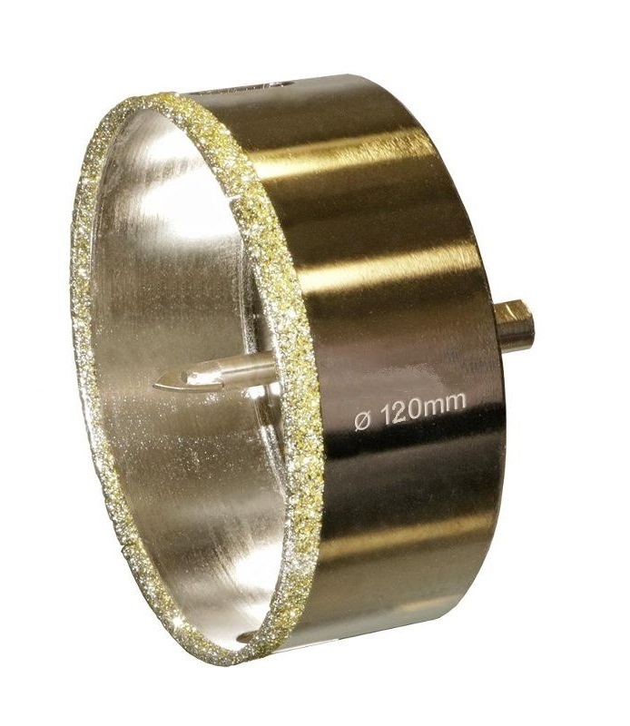 

Алмазная коронка по керамике и стеклу Strong, D 120 мм, СTК-06700120