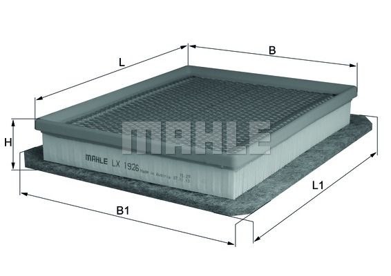 

Воздушный фильтр Mahle/Knecht для Opel Astra H, Astra H GTC 2004-2015 LX1926