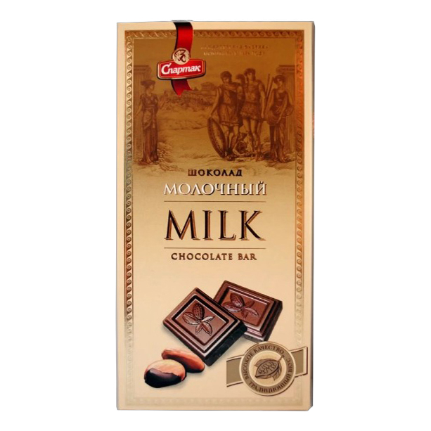 Шоколад Спартак молочный 85 г