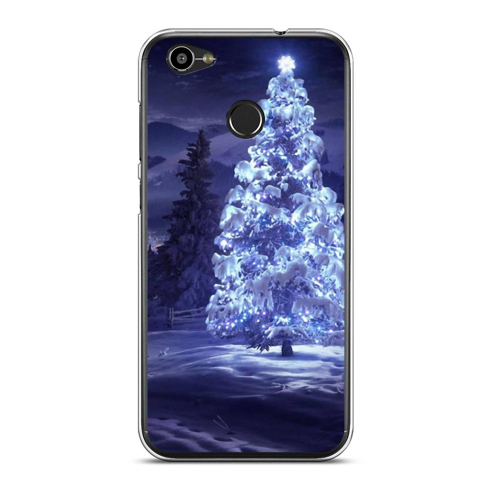 

Чехол на ZTE Blade A6 "Зима 4", Синий;черный;белый, 132350-2