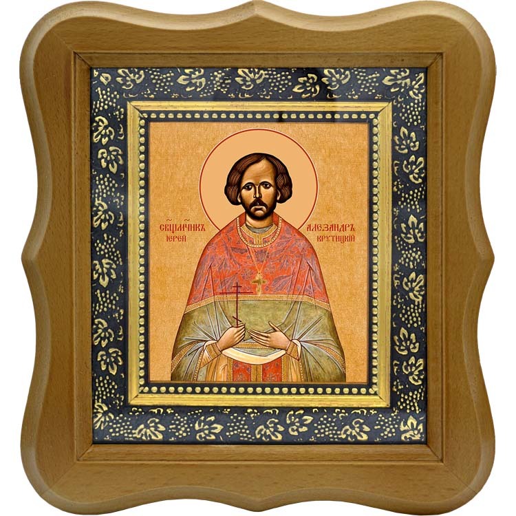 

Александр Крутицкий, священномученик, пресвитер. Икона на холсте.