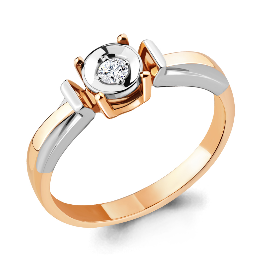 

Кольцо из красного золота с бриллиантом Aquamarine Aquamarine 963636к_585_кз р, 963636к_585_кз