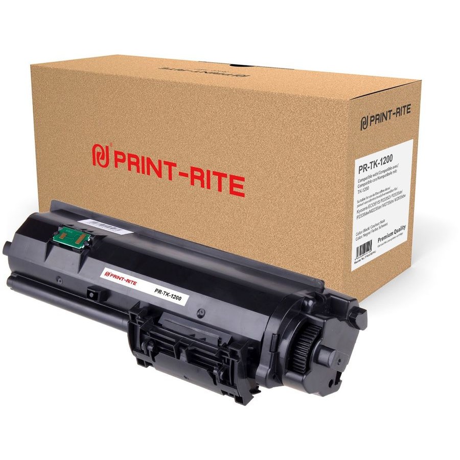 Картридж для лазерного принтера Print-Rite (PR-TK-1200) черный, совместимый