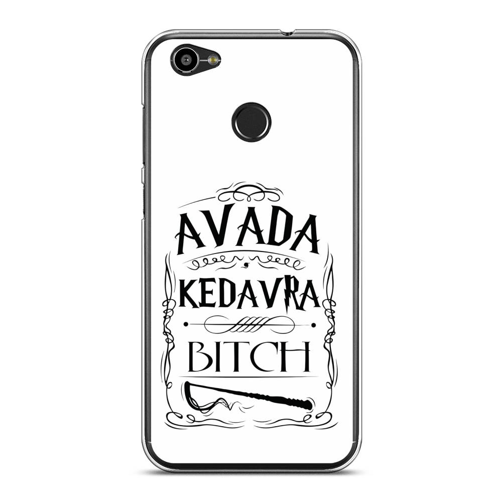 

Чехол на ZTE Blade A6 "Avada kedavra bitch", Белый;серый;черный, 132350-6