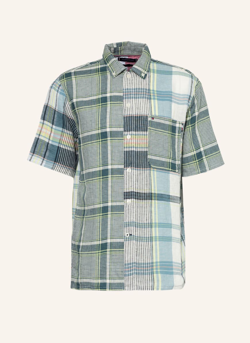 

Рубашка мужская Tommy Hilfiger 1001292075 синяя M (доставка из-за рубежа), 1001292075