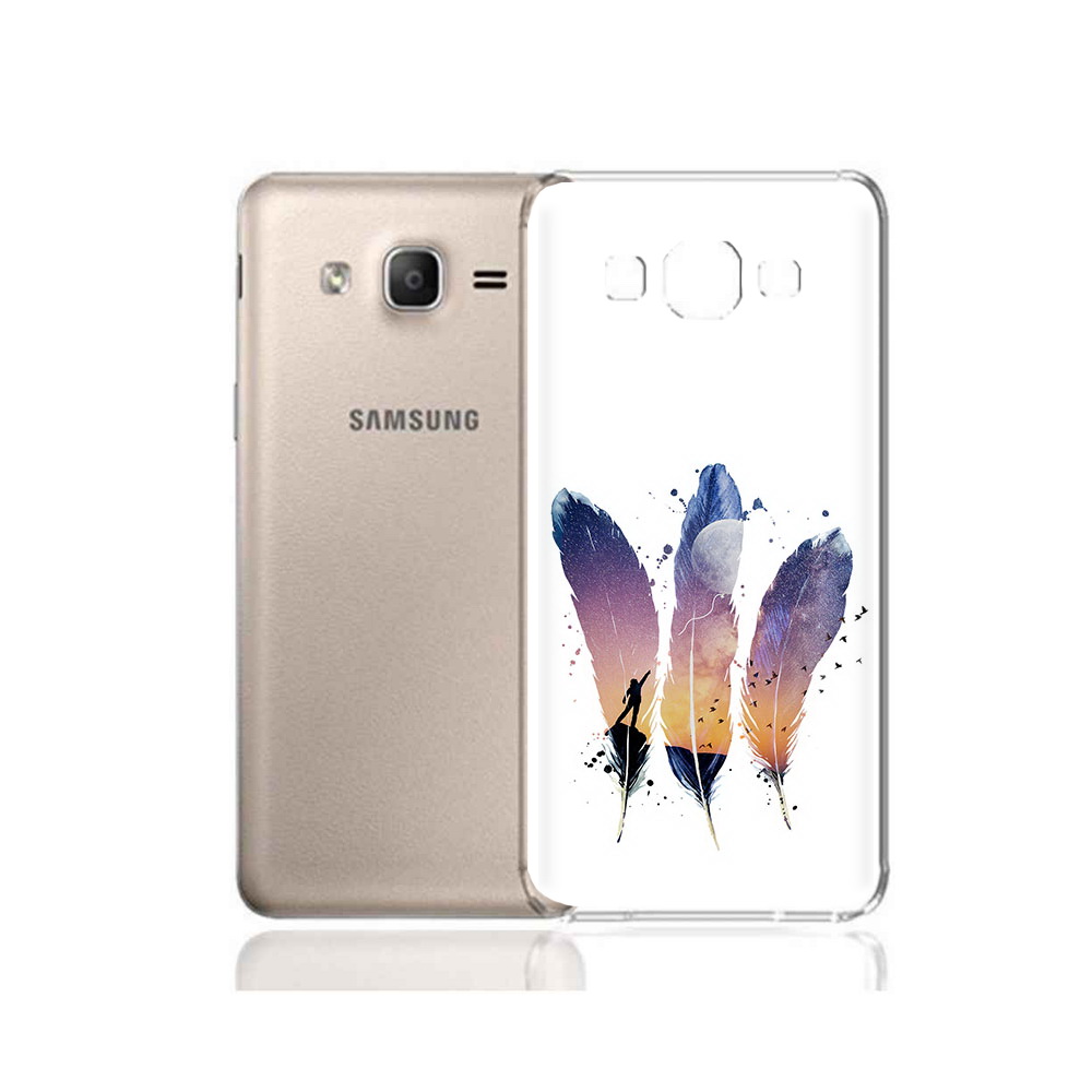 

Чехол MyPads Tocco для Samsung Galaxy A7 (2015) небесные перья (PT11625.595.519), Прозрачный, Tocco