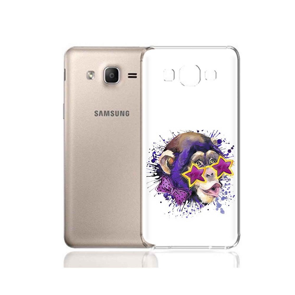 

Чехол MyPads Tocco для Samsung Galaxy A7 (2015) обезьяна в очках (PT11625.595.524), Прозрачный, Tocco