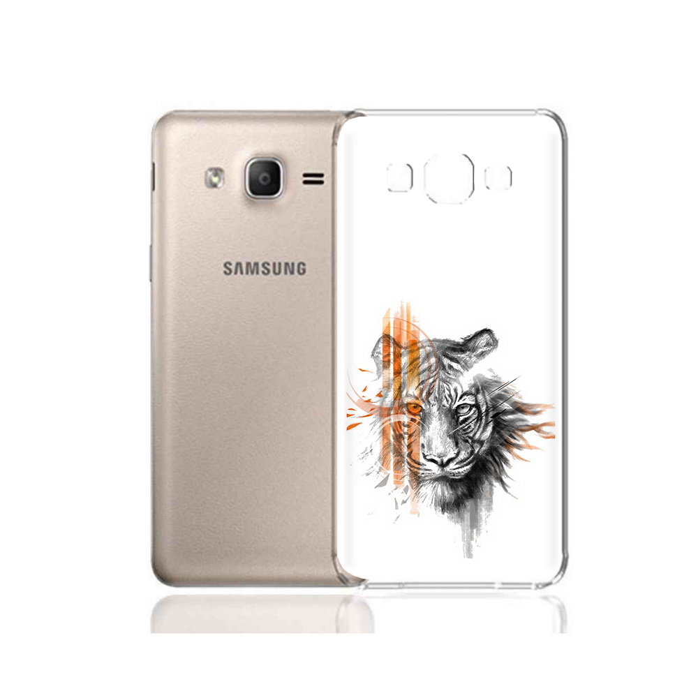 

Чехол MyPads Tocco для Samsung Galaxy A7 (2015) огненный тигр (PT11625.595.526), Прозрачный, Tocco