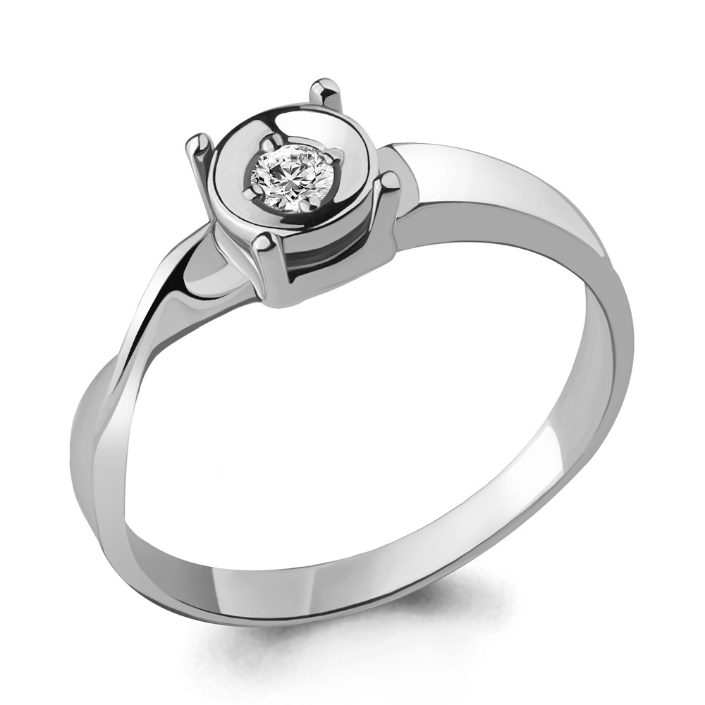 

Кольцо из белого золота с бриллиантом Aquamarine Aquamarine 963638_585_бз р, 963638_585_бз
