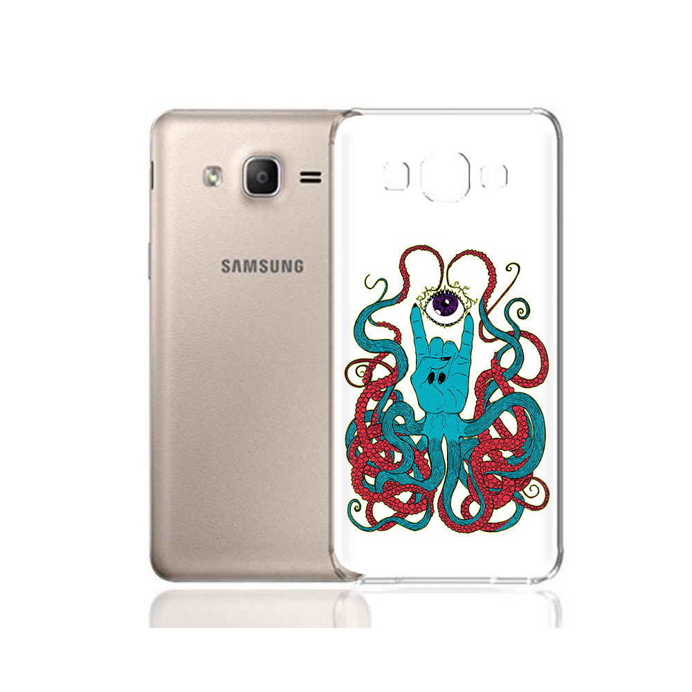 

Чехол MyPads Tocco для Samsung Galaxy A7 (2015) осьминог-рука абстракция (PT11625.595.530), Прозрачный, Tocco