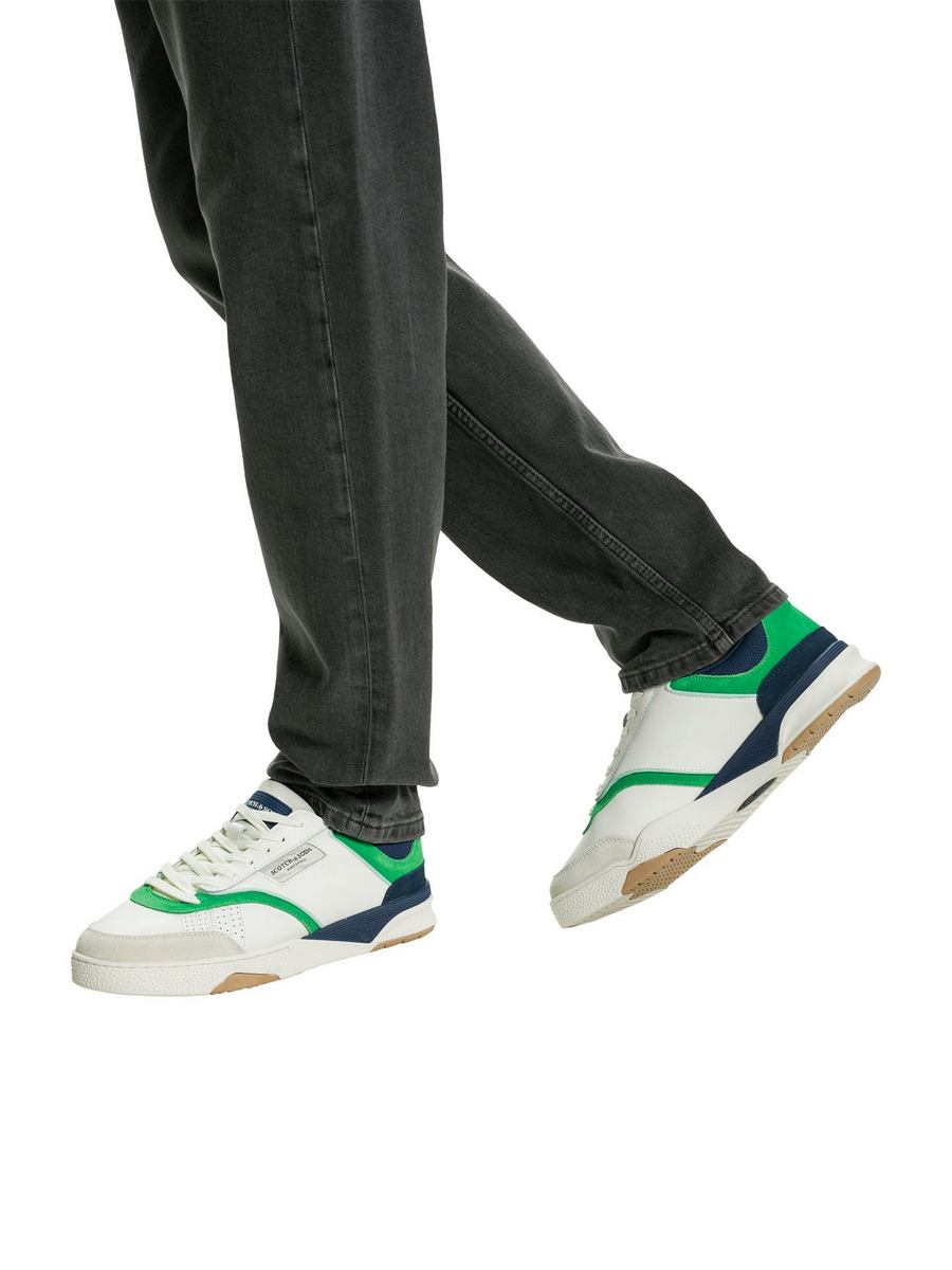 

Кеды мужские Scotch & Soda 001390010 белые 43 EU, Белый, 001390010