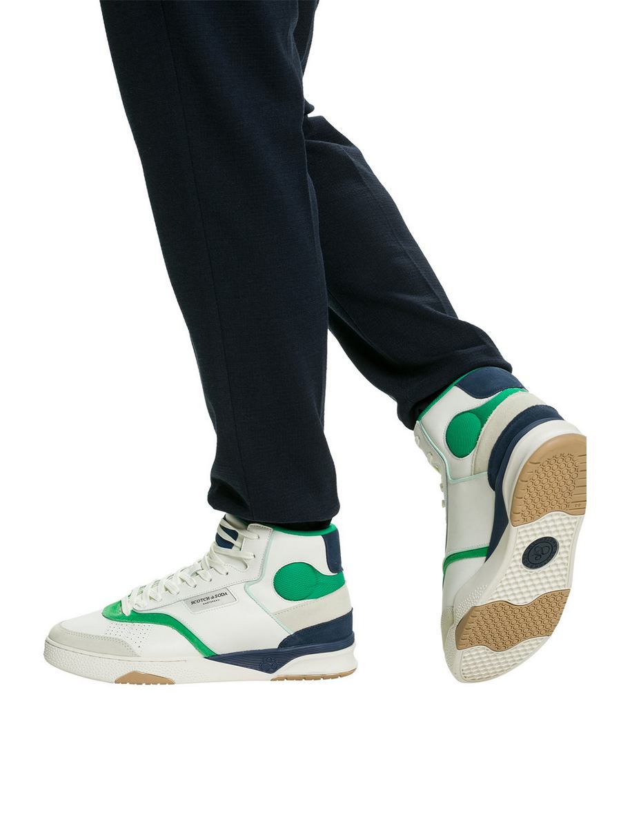 

Кеды мужские Scotch & Soda 001390011 белые 41 EU, Белый, 001390011