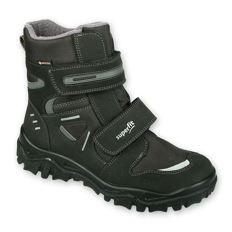 Ботинки Superfit для мальчиков, 0-809080-0600, размер 33, чёрные