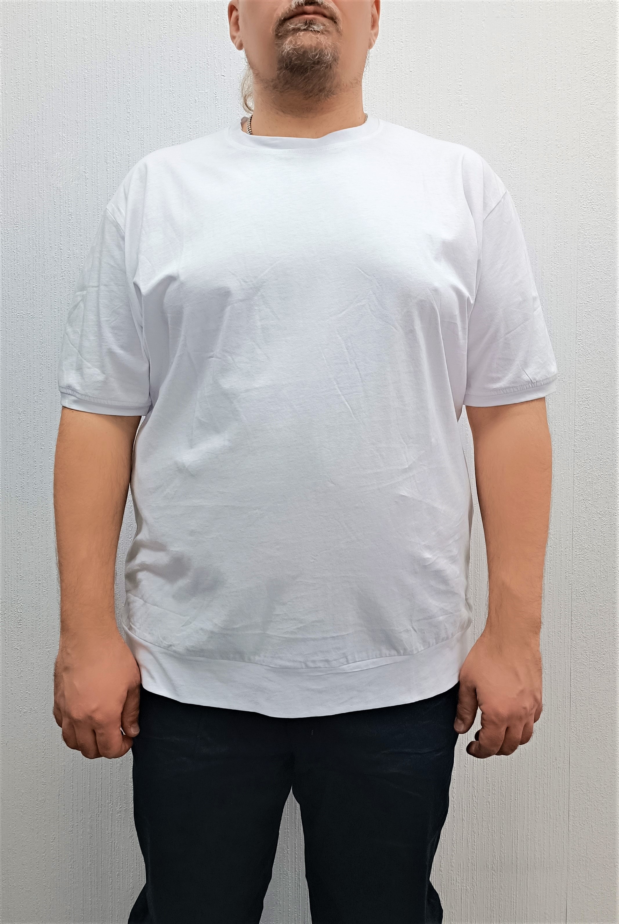 Футболка мужская Ramon Miele 7000 белая 68 RU