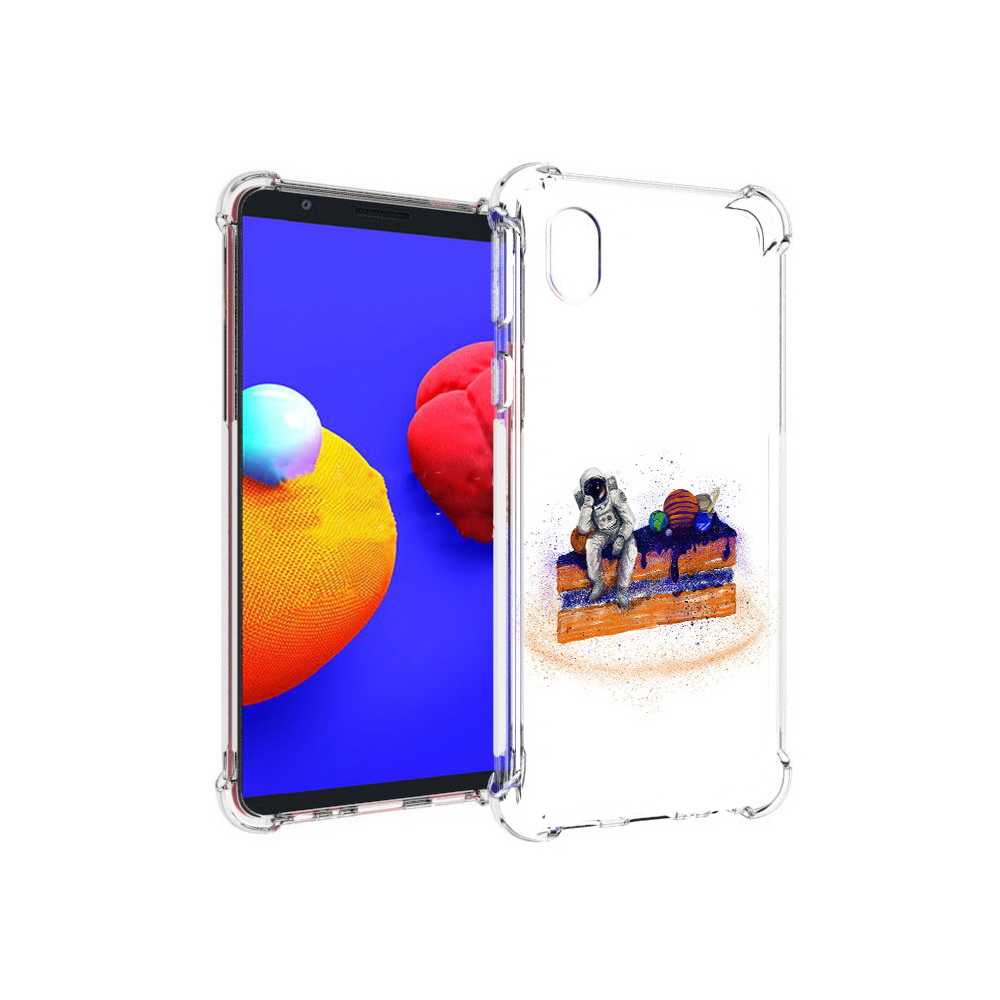 

Чехол MyPads Tocco для Samsung Galaxy A01 Core торт с планетами (PT151825.477.648), Прозрачный, Tocco