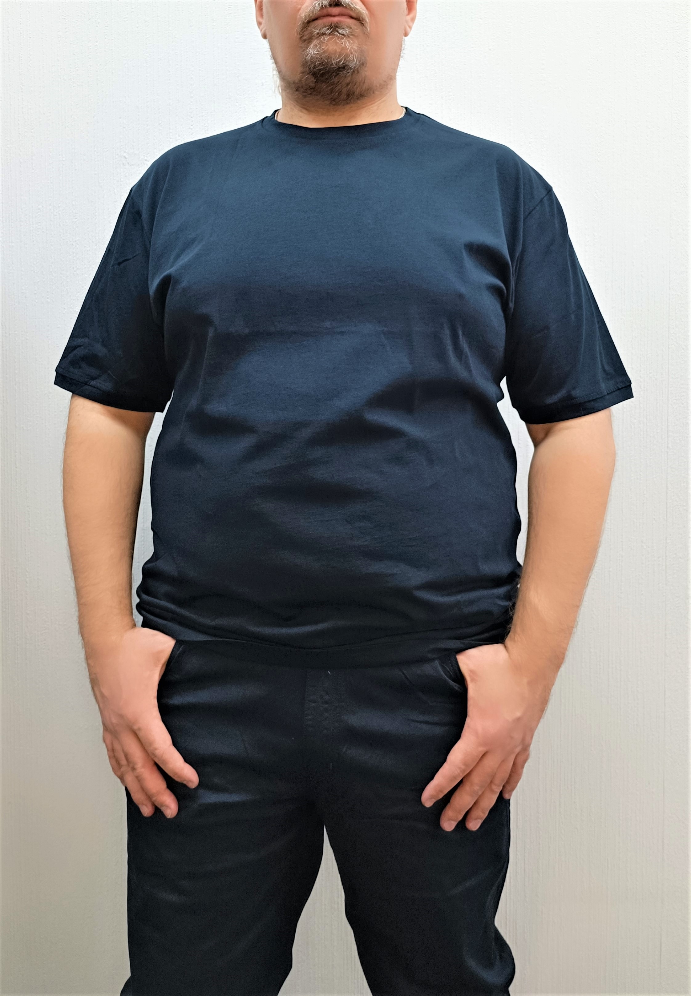 Футболка мужская Ramon Miele 7000 синяя 68 RU