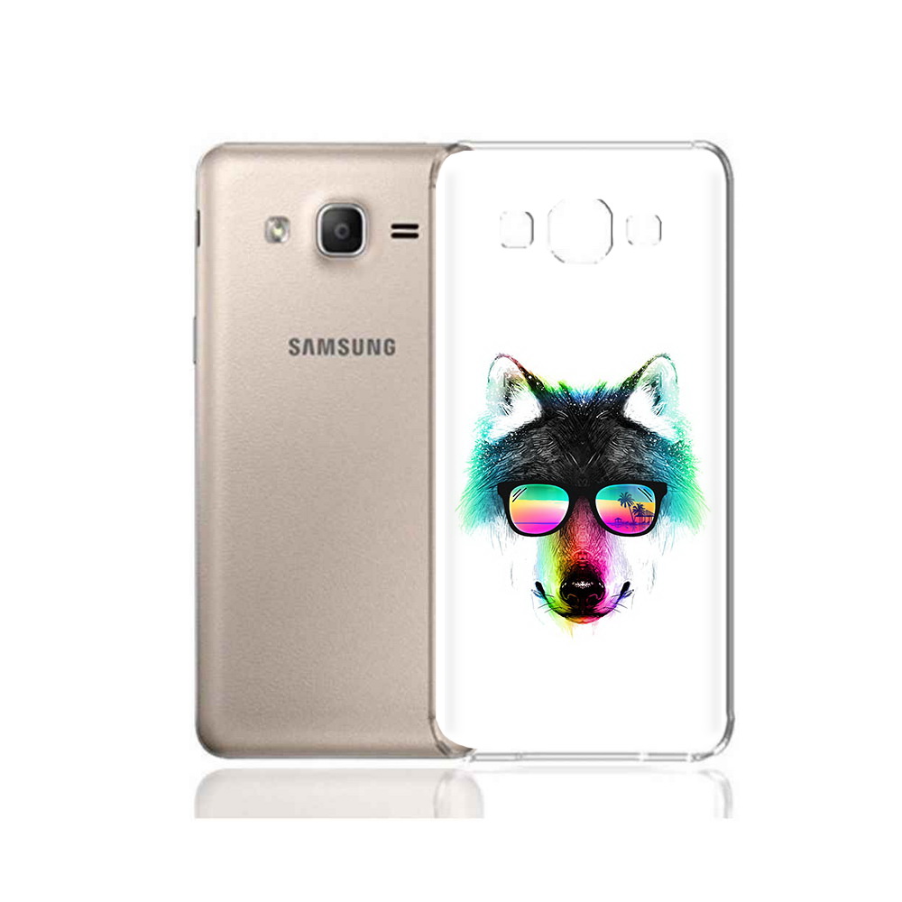 

Чехол MyPads Tocco для Samsung Galaxy A7 (2015) радужный волк (PT11625.595.567), Прозрачный, Tocco