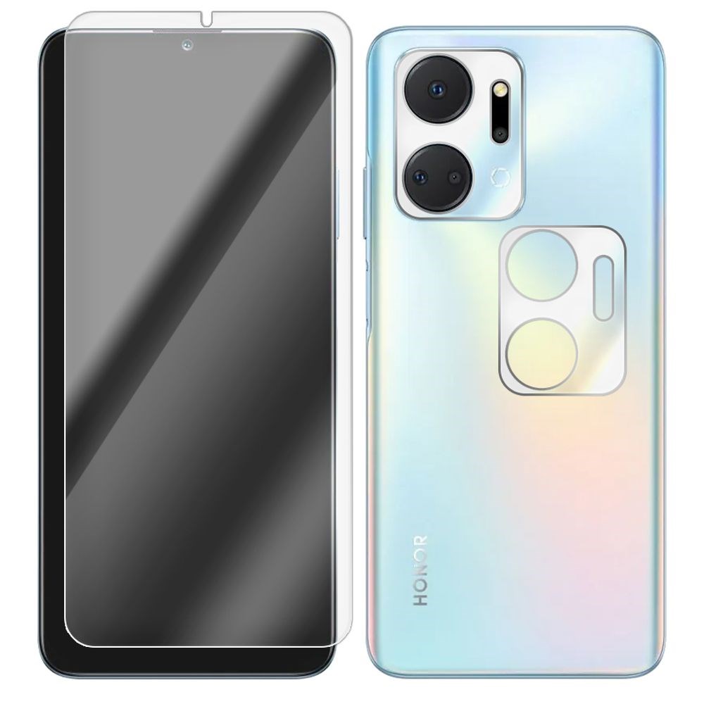 

Стекло защитное гибридное для Honor X7a Plus + защита камеры (2шт.)