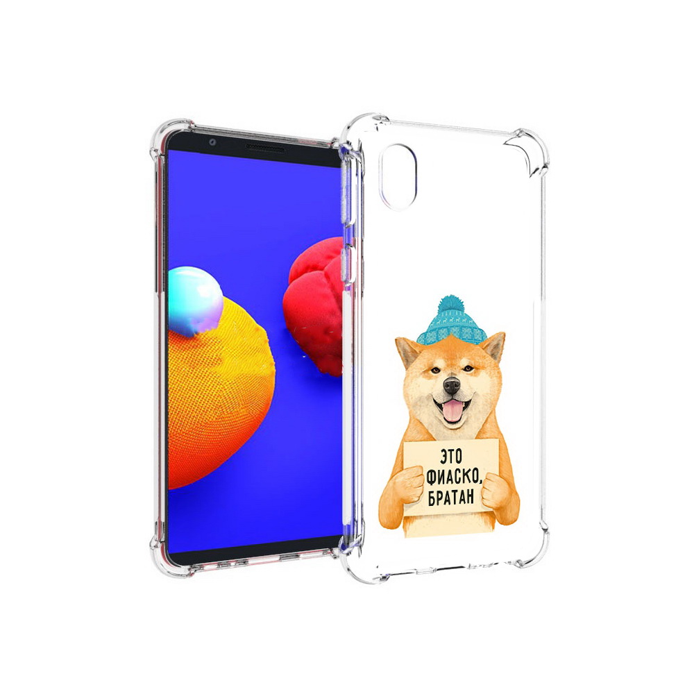 

Чехол MyPads Tocco для Samsung Galaxy A01 Core фиаско (PT151825.477.656), Прозрачный, Tocco