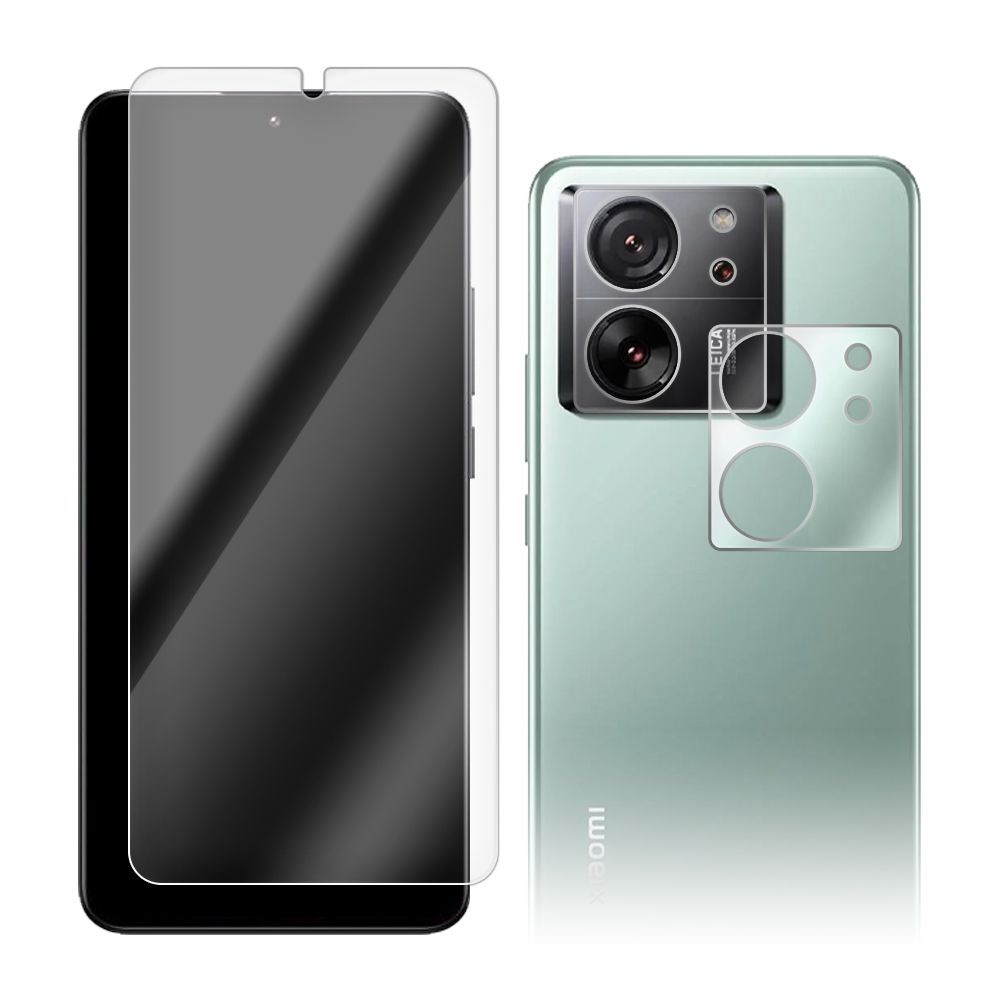

Стекло защитное гибридное для Xiaomi 13T + защита камеры (2шт.)